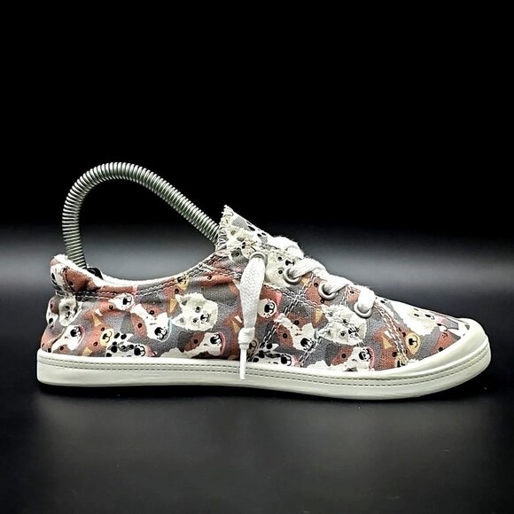 Isaac Mizrahi Ressa Multi Dogs Print Walking Slip on Sneaker Women's Size 6 M - Picture 6 of 12
